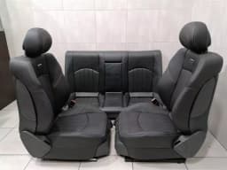 MERCEDES-BENZ AMG LOGO CREST MERCEDES E55 AMG W211 SEATS FRONT SEATS COOLED INTERIOR LEATHER — thumbnail 9