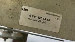 MERCEDES-BENZ Mercedes E Class W211 AMG Air Pump Holder Bracket A2112370540 Holder Strap — thumbnail 3
