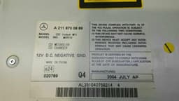 MERCEDES-BENZ Mercedes E Class W211 CD Changer A2118700889 CD Changer — thumbnail 6