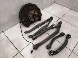 MERCEDES-BENZ Mercedes E55 AMG W211 Left Hub SET A2113504508 wheel bearing housing rear Li set — thumbnail 2