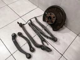 MERCEDES-BENZ Mercedes E55 AMG W211 Left Hub SET A2113504508 wheel bearing housing rear Li set — thumbnail 3