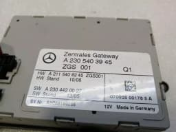 MERCEDES-BENZ Mercedes R230 Central Gateway Module A2305403945 Central Gateway Control Unit — thumbnail 1