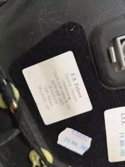 MERCEDES-BENZ Mercedes SL R230 Sun Viewfinder Set A23069016257E81 Sun Bezel 7E81 — thumbnail 9