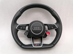 AUDI 2015-2019 AUDI R8 4S SPORT STEERING WHEEL 4S0419091F STEERING WHEEL 4S0880201G COMPLETE — thumbnail 1