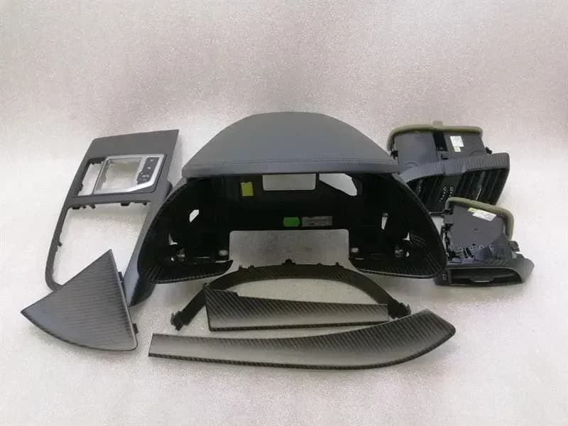 AUDI R8 4S PERFORMANCE MATT CARBON VENEER SET 4S2857130 RIGHT HAND DRIVE RHD