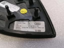 AUDI AUDI R8 4S PERFORMANCE MATT CARBON VENEER SET 4S2857130 RIGHT HAND DRIVE RHD — thumbnail 5