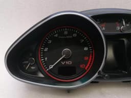 AUDI AUDI R8 TYPE 42 V10 5.2 SPYDER INSTRUMENT CLUSTER 420920980R SPEEDOMETER MPH — thumbnail 4
