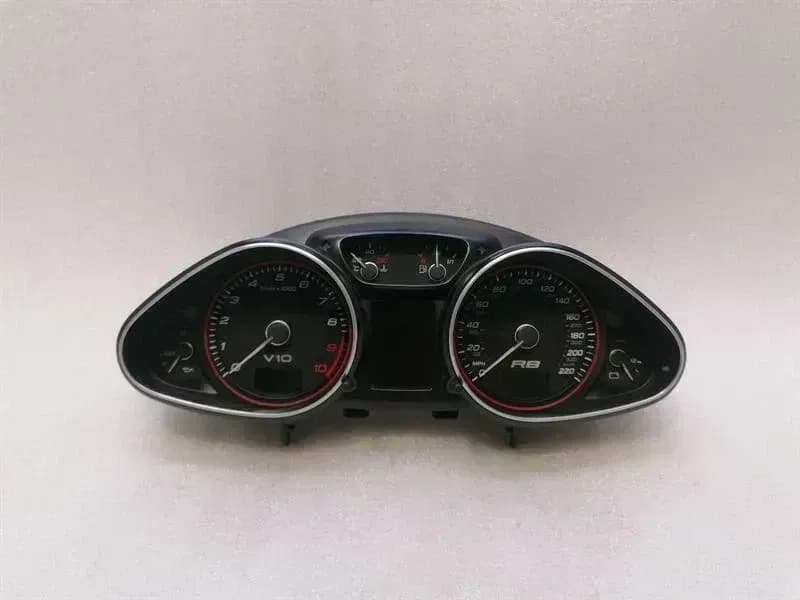AUDI AUDI R8 TYPE 42 V10 5.2 SPYDER INSTRUMENT CLUSTER 420920980R SPEEDOMETER MPH