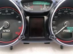 AUDI AUDI R8 TYPE 42 V10 5.2 SPYDER INSTRUMENT CLUSTER 420920980R SPEEDOMETER MPH — thumbnail 5