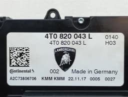LAMBORGHINI Lamborghini Huracan Auto Climate Control 4T0820043L Climate Control Panel A/C — thumbnail 9