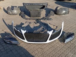 AUDI AUDI R8 TYPE 42 V10 5.2 SPYDER FRONT END CLIP LOCK CARRIER FRONT MASK 12-15 LIFT — thumbnail 6