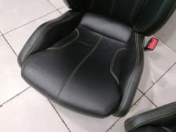 LAMBORGHINI Lamborghini Huracan LP 610-4 seats seats sport yellow stitching black leather — thumbnail 4