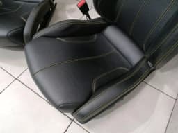 LAMBORGHINI Lamborghini Huracan LP 610-4 seats seats sport yellow stitching black leather — thumbnail 3