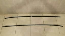 AUDI Audi RS6 4F Roof Rails 4F9860021M Roof Rails Set Kit Aluminium Chrome — thumbnail 6