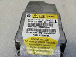 BMW BMW 6 Series E63 Safety Module ECU 9145400 Air Control Unit SRS — thumbnail 4