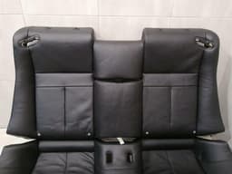 BMW BMW M6 E63 rear seat set 52207918650 rear seat set leather black — thumbnail 3