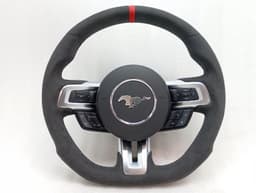 FORD FORD MUSTANG MK6 S550 STEERING WHEEL MK6 STEERING WHEEL MANUAL SHELBY ALCANTARA — thumbnail 1
