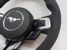 FORD FORD MUSTANG MK6 S550 STEERING WHEEL MK6 STEERING WHEEL MANUAL SHELBY ALCANTARA — thumbnail 4