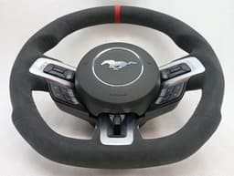 FORD FORD MUSTANG MK6 S550 STEERING WHEEL MK6 STEERING WHEEL MANUAL SHELBY ALCANTARA — thumbnail 6