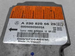 MERCEDES-BENZ Mercedes SL R230 Safety Module ECU A2308206626 Air Control Unit SRS — thumbnail 8