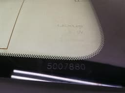 LEXUS Lexus RC F TRACK XC10 Right Quarter Glass 62720-24310 Door Window 1⁄4 Rear Right — thumbnail 2