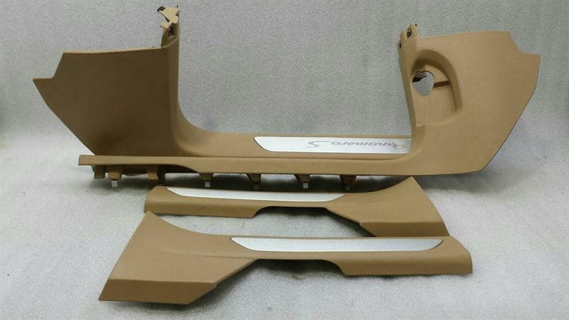 Porsche Panamera 970 door sill 970555517 door entry sill set trim beige set
