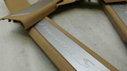 PORSCHE Porsche Panamera 970 door sill 970555517 door entry sill set trim beige set — thumbnail 5