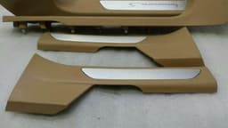 PORSCHE Porsche Panamera 970 door sill 970555517 door entry sill set trim beige set — thumbnail 7