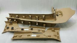 PORSCHE Porsche Panamera 970 door sill 970555517 door entry sill set trim beige set — thumbnail 8