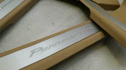 PORSCHE Porsche Panamera 970 door sill 970555517 door entry sill set trim beige set — thumbnail 6