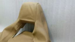 PORSCHE Porsche Panamera 970 97052114109 RIGHT SEAT LEATHER BACKREST SEAT LEATHER BEIGE — thumbnail 3
