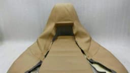 PORSCHE Porsche Panamera 970 97052114109 RIGHT SEAT LEATHER BACKREST SEAT LEATHER BEIGE — thumbnail 2