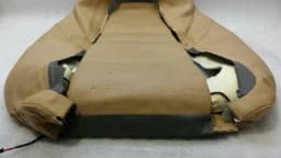 PORSCHE Porsche Panamera 970 97052114109 RIGHT SEAT LEATHER BACKREST SEAT LEATHER BEIGE — thumbnail 5