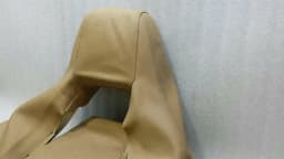 PORSCHE Porsche Panamera 970 97052114109 RIGHT SEAT LEATHER BACKREST SEAT LEATHER BEIGE — thumbnail 9