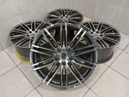 PORSCHE Genuine Porsche 21 Inch Cayenne 958 92A Alloy Wheel 7P5601025AE Alloy Wheel SET — thumbnail 1