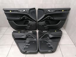 PORSCHE Porsche Cayenne 958 Door Card Set 99855520100 Door Trim Set LEATHER ROLLO — thumbnail 1