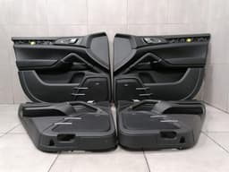 PORSCHE Porsche Cayenne 958 Door Card Set 99855520100 Door Trim Set LEATHER ROLLO — thumbnail 2
