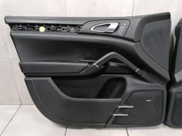 PORSCHE Porsche Cayenne 958 Door Card Set 99855520100 Door Trim Set LEATHER ROLLO — thumbnail 4