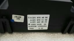 MERCEDES-BENZ Mercedes CL W216 W221 S Class Auto Climate Control A2218704958 Climate Control Panel — thumbnail 5