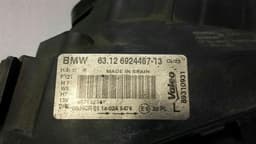 BMW BMW 1 Series E87 RHD Left Headlamp 6924487 Halogen Right Hand Drive — thumbnail 4