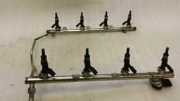 MERCEDES-BENZ Mercedes W221 Fuel Rail A1560701795 Injection Strip Pipe Distributor M156 S63 SET — thumbnail 4
