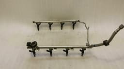 MERCEDES-BENZ Mercedes W221 Fuel Rail A1560701795 Injection Strip Pipe Distributor M156 S63 SET — thumbnail 1