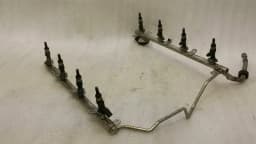 MERCEDES-BENZ Mercedes W216 W221 Fuel Rail A1560701795 Injection Strip Pipe Distributor M156 S63 — thumbnail 10