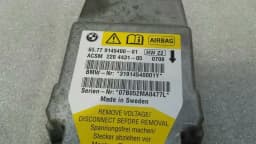 BMW BMW 6 Series E63 E64 E60 Safety Module ECU 9145400 Air Control Unit SRS — thumbnail 6