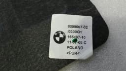 BMW BMW 6 Series E63 right seat lordosis pad 8099007 lumbar cushions bag seat right — thumbnail 3