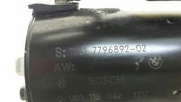 BMW BMW 6 Series E63 Starter Motor 7796892 Starter 635d — thumbnail 4