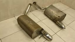 JAGUAR Jaguar S-type diesel exhaust silencer 4R83-5232-AC exhaust silencer L + R — thumbnail 3