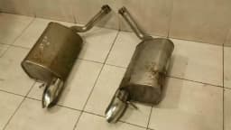JAGUAR Jaguar S-type diesel exhaust silencer 4R83-5232-AC exhaust silencer L + R — thumbnail 4