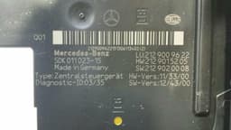MERCEDES-BENZ Mercedes E Class W212 Fuse Box A2129009622 Fuse Box SAM Unit — thumbnail 4
