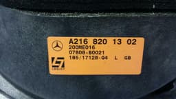 MERCEDES-BENZ Mercedes CL W216 speaker left door A2168201302 speaker left Logic7 — thumbnail 3